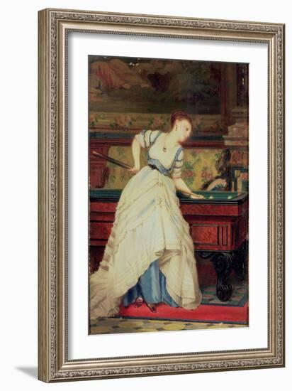 The Game of Billiards-Charles Edouard Boutibonne-Framed Giclee Print