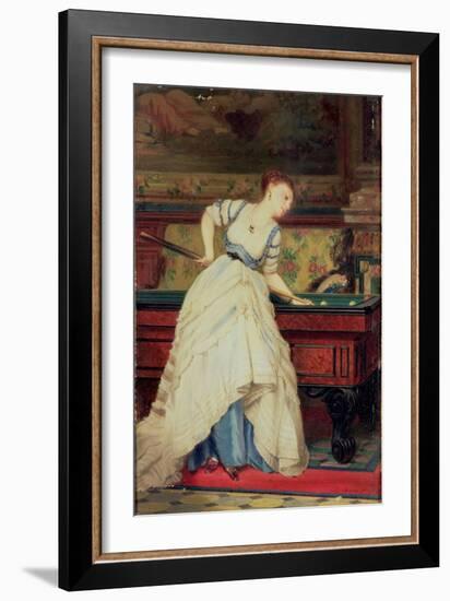 The Game of Billiards-Charles Edouard Boutibonne-Framed Giclee Print