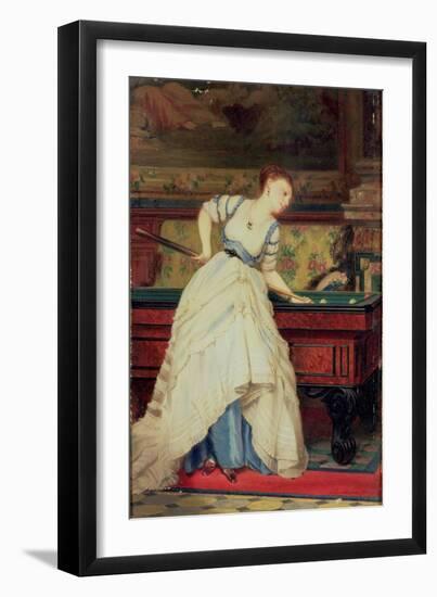 The Game of Billiards-Charles Edouard Boutibonne-Framed Giclee Print