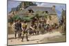 The Game of Boules at Pont-Aven, 1869-Charles Giraud-Mounted Giclee Print