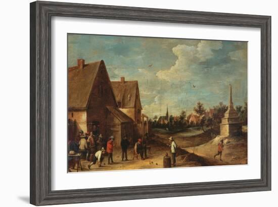 The Game of Bowls-David Teniers the Younger-Framed Giclee Print