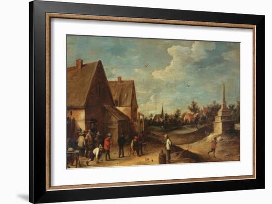 The Game of Bowls-David Teniers the Younger-Framed Giclee Print