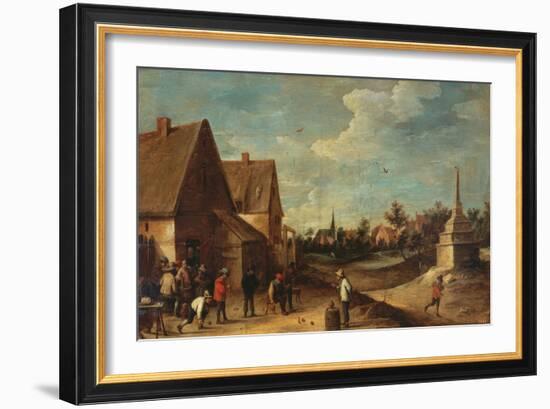 The Game of Bowls-David Teniers the Younger-Framed Giclee Print