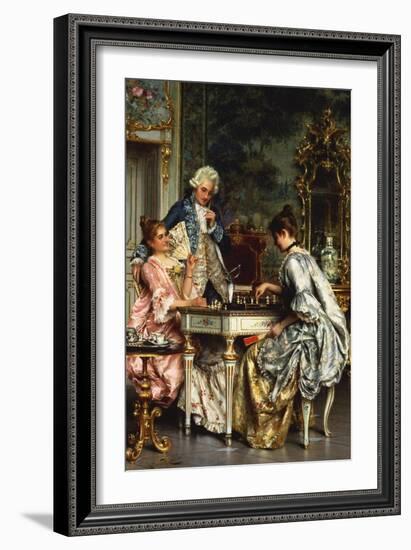 The Game of Chess-Arturo Ricci-Framed Giclee Print