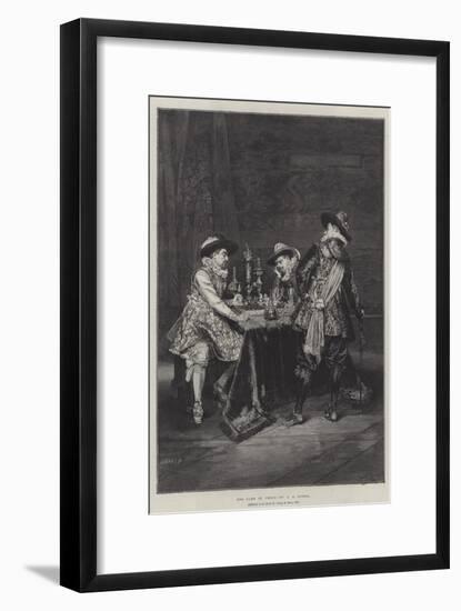 The Game of Chess-Adolphe Alexandre Lesrel-Framed Giclee Print