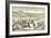 The Game of Lacrosse-Gustave Doré-Framed Giclee Print