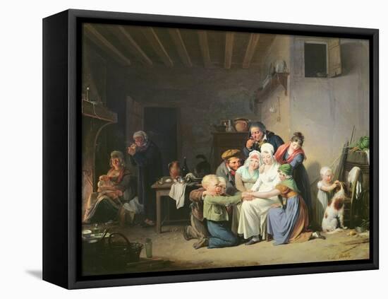 The Game of Pied De Boeuf, C.1824-Louis Leopold Boilly-Framed Premier Image Canvas