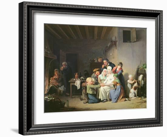 The Game of Pied De Boeuf, C.1824-Louis Leopold Boilly-Framed Giclee Print