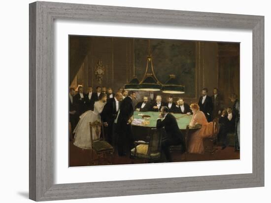 The Game Room, 1889-Jean Béraud-Framed Giclee Print