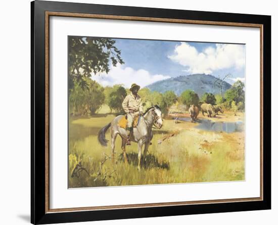 The Game Warden-Terence Cuneo-Framed Premium Giclee Print