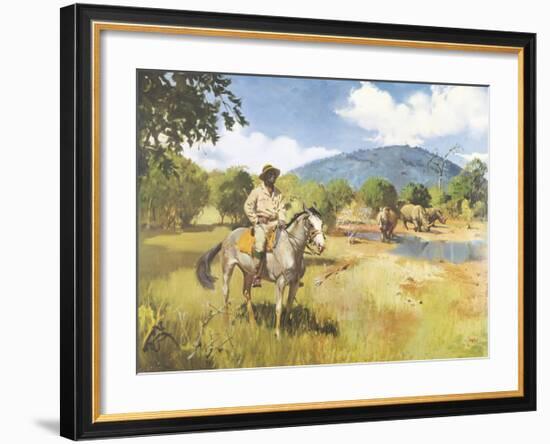 The Game Warden-Terence Cuneo-Framed Premium Giclee Print