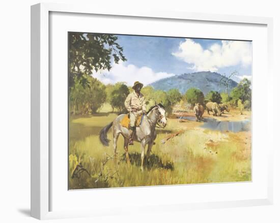 The Game Warden-Terence Cuneo-Framed Premium Giclee Print