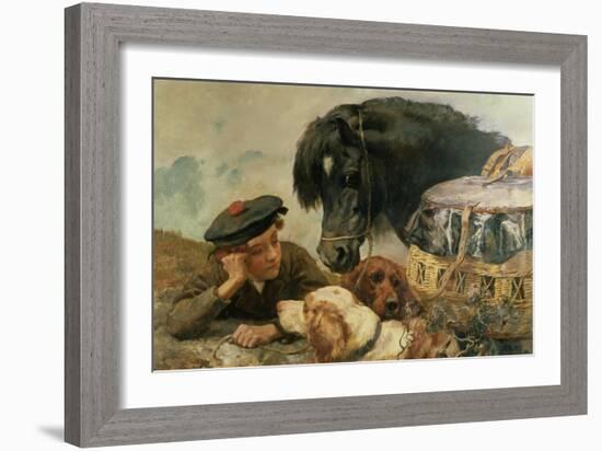 The Gamekeeper's Companion-William Strutt-Framed Giclee Print