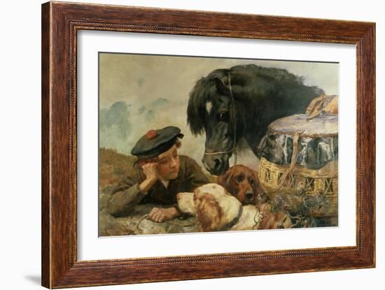 The Gamekeeper's Companion-William Strutt-Framed Giclee Print