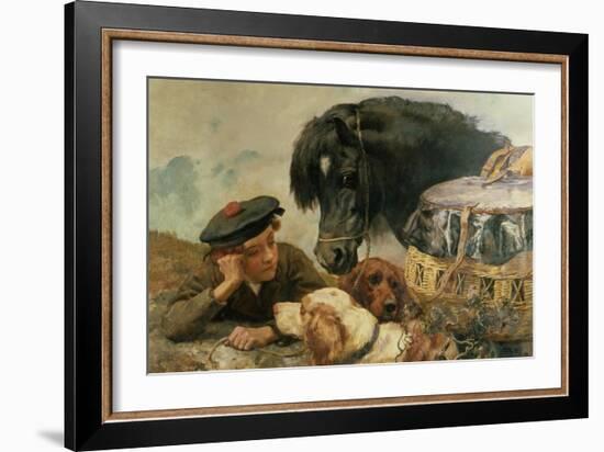 The Gamekeeper's Companion-William Strutt-Framed Giclee Print