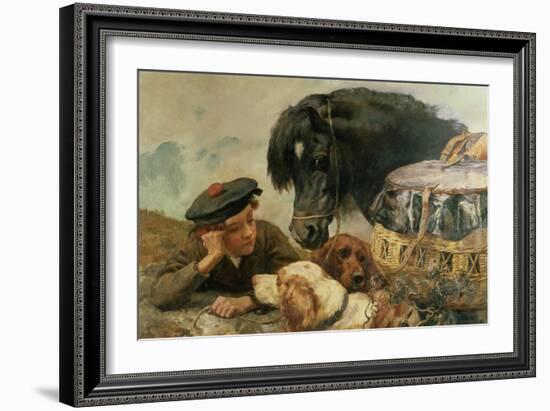 The Gamekeeper's Companion-William Strutt-Framed Giclee Print