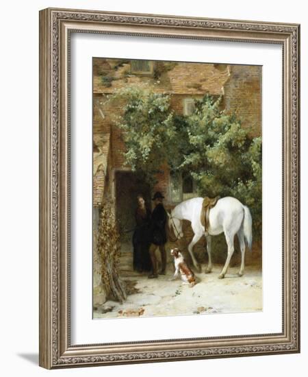 The Gamekeeper's Courtship-George B. O'neil-Framed Giclee Print