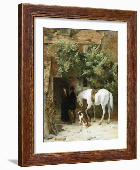 The Gamekeeper's Courtship-George B. O'neil-Framed Giclee Print