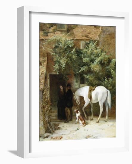 The Gamekeeper's Courtship-George B. O'neil-Framed Giclee Print