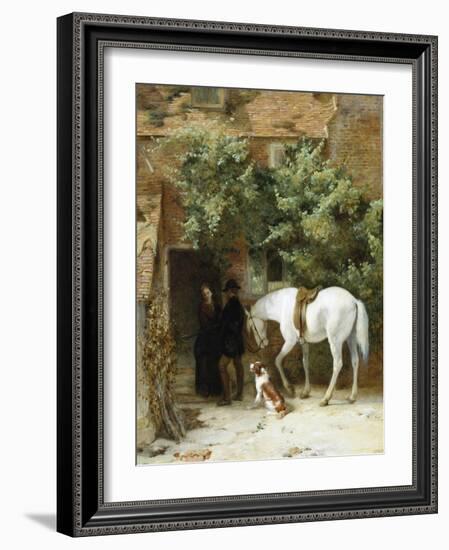 The Gamekeeper's Courtship-George B. O'neil-Framed Giclee Print