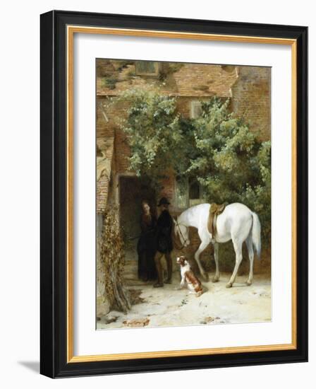 The Gamekeeper's Courtship-George B. O'neil-Framed Giclee Print