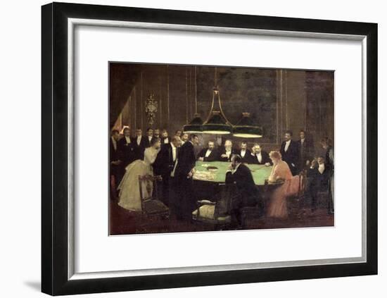 The Gaming Room at the Casino, 1889-Jean Béraud-Framed Giclee Print