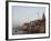 The Ganges River and Ghats of Varanasi, Uttar Pradesh, India, Asia-null-Framed Photographic Print