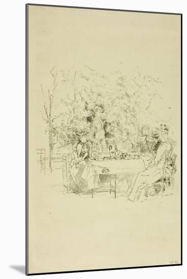 The Garden, 1891-James Abbott McNeill Whistler-Mounted Giclee Print