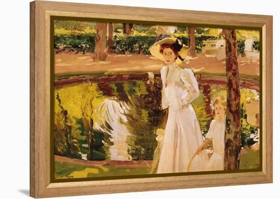 The Garden, 1913-Joaquín Sorolla y Bastida-Framed Premier Image Canvas