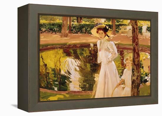 The Garden, 1913-Joaquín Sorolla y Bastida-Framed Premier Image Canvas