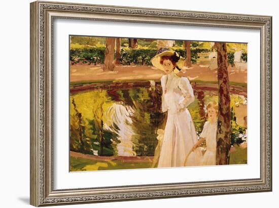 The Garden, 1913-Joaquín Sorolla y Bastida-Framed Giclee Print