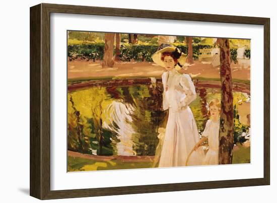 The Garden, 1913-Joaquín Sorolla y Bastida-Framed Giclee Print