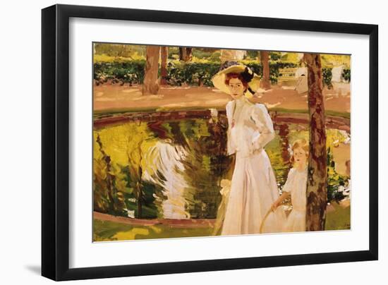 The Garden, 1913-Joaquín Sorolla y Bastida-Framed Giclee Print