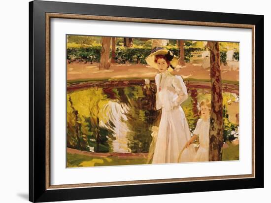 The Garden, 1913-Joaquín Sorolla y Bastida-Framed Giclee Print