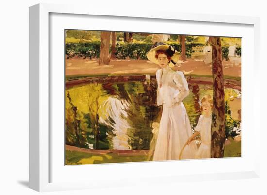 The Garden, 1913-Joaquín Sorolla y Bastida-Framed Giclee Print