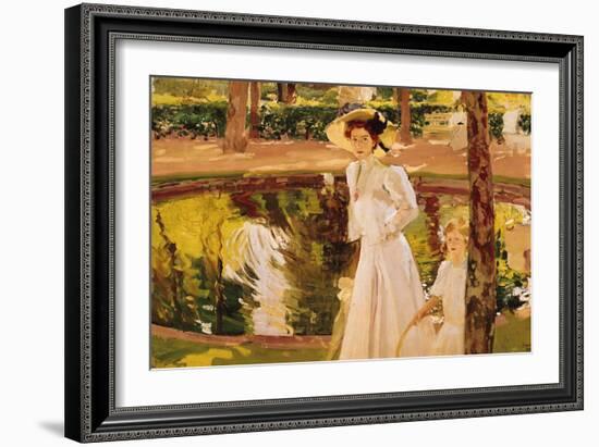 The Garden, 1913-Joaquín Sorolla y Bastida-Framed Giclee Print