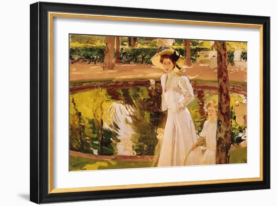 The Garden, 1913-Joaquín Sorolla y Bastida-Framed Giclee Print
