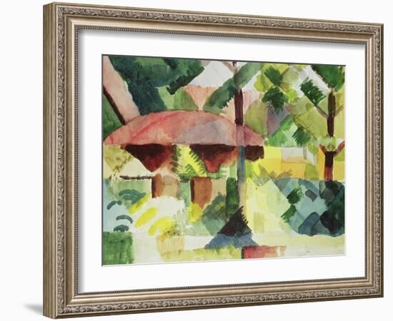 The Garden, 1914-Auguste Macke-Framed Giclee Print