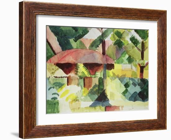 The Garden, 1914-Auguste Macke-Framed Giclee Print