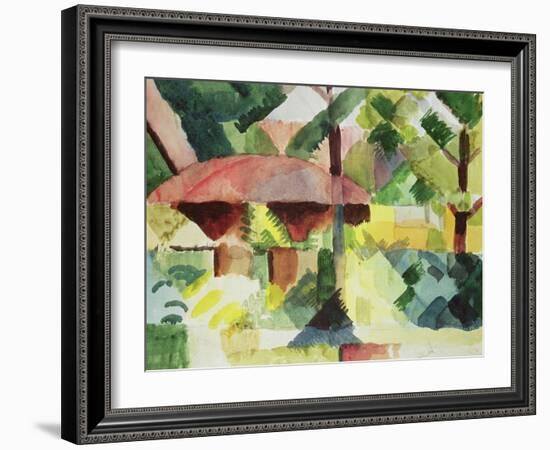 The Garden, 1914-Auguste Macke-Framed Giclee Print