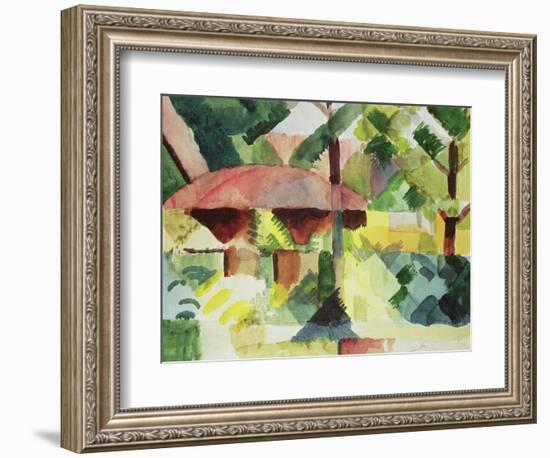 The Garden, 1914-Auguste Macke-Framed Giclee Print