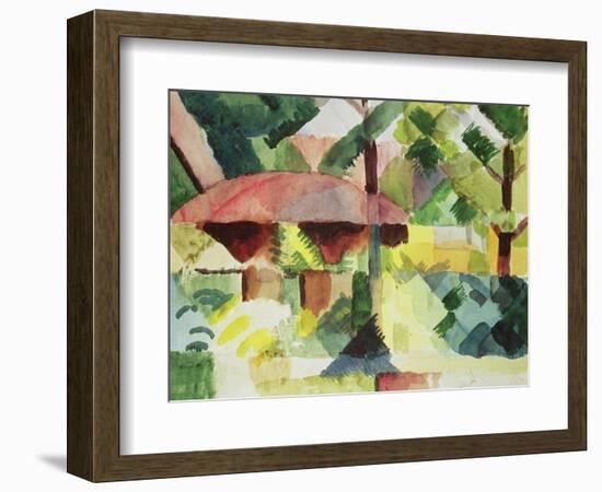 The Garden, 1914-Auguste Macke-Framed Giclee Print