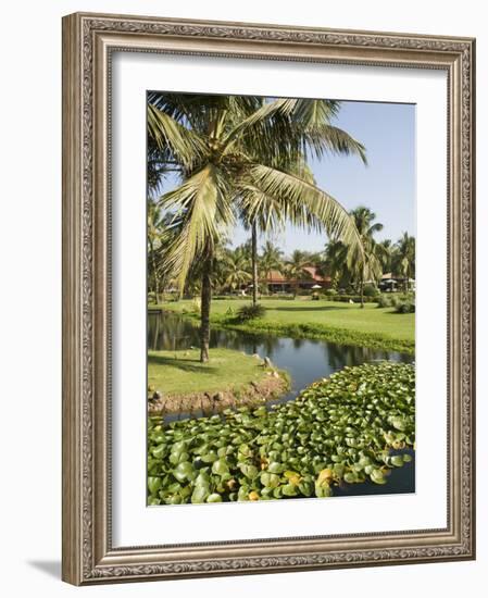 The Garden and Golf Course at the Leela Hotel, Mobor, Goa, India-R H Productions-Framed Photographic Print