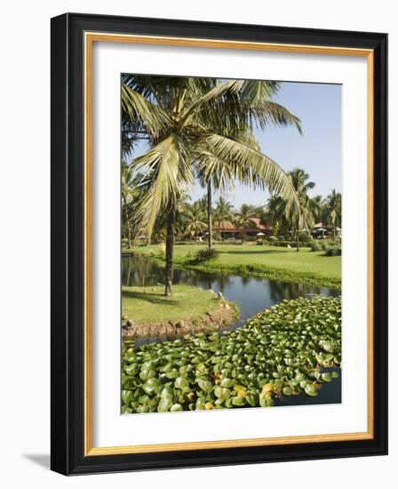 The Garden and Golf Course at the Leela Hotel, Mobor, Goa, India-R H Productions-Framed Photographic Print