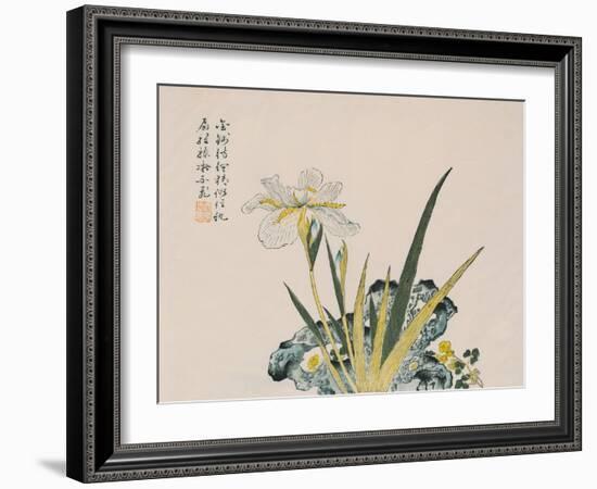 The Garden as Big as a Grain of Mustard, 17th-18th Century-null-Framed Giclee Print