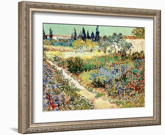 The Garden at Arles, 1888-Vincent van Gogh-Framed Premium Giclee Print