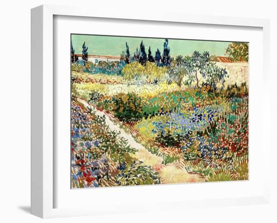 The Garden at Arles, 1888-Vincent van Gogh-Framed Premium Giclee Print