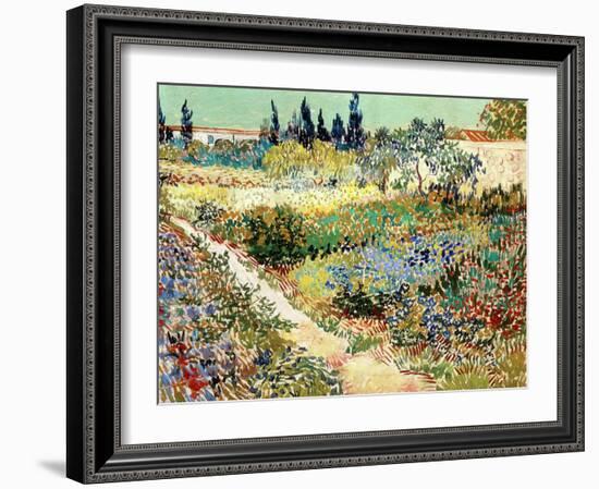 The Garden at Arles, 1888-Vincent van Gogh-Framed Premium Giclee Print