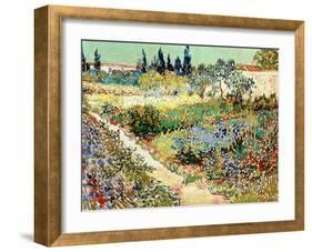 The Garden at Arles, 1888-Vincent van Gogh-Framed Giclee Print