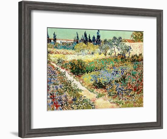 The Garden at Arles, 1888-Vincent van Gogh-Framed Giclee Print